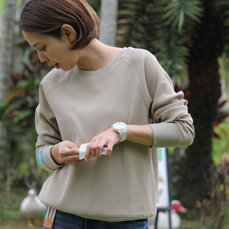 NEW　2026年4月予定　UVカットワッフルTシャツ　紫外線対策　エポカル