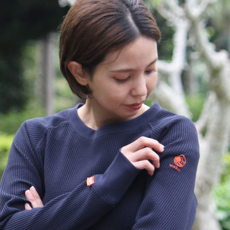 お品切れ　UVカットワッフルTシャツ　紫外線対策　エポカル