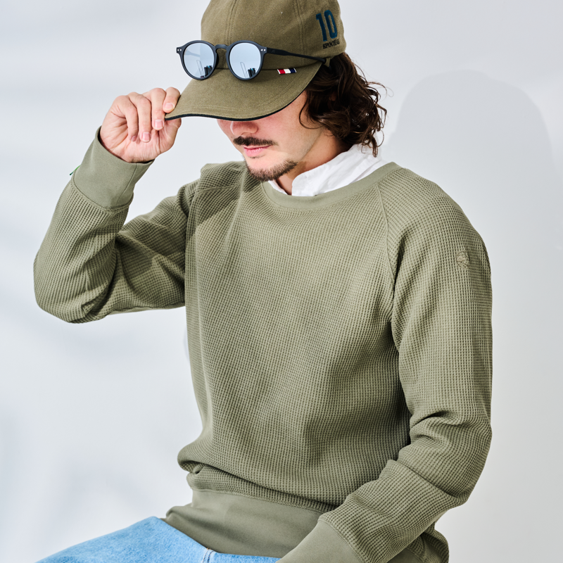 UVカットワッフルTシャツ 紫外線対策 エポカル