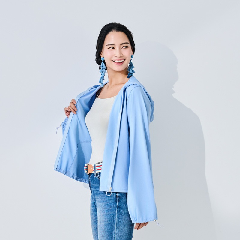NIR&UVカットパーカー　Trubeaute（R）（トゥルーボーテ）近赤外線・紫外線カット　エポカル