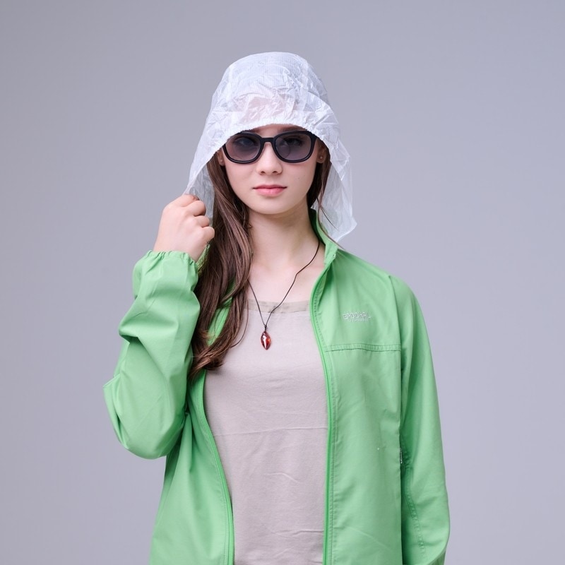 UVカットアウター　サン＆ウインドブレイクUVウエア　ホワイト　紫外線対策　エポカル