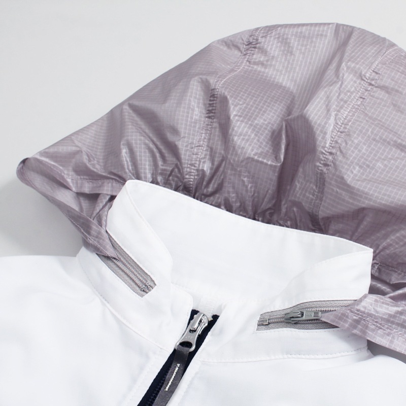 UVカットアウター　サン＆ウインドブレイクUVウエア　ホワイト　紫外線対策　エポカル