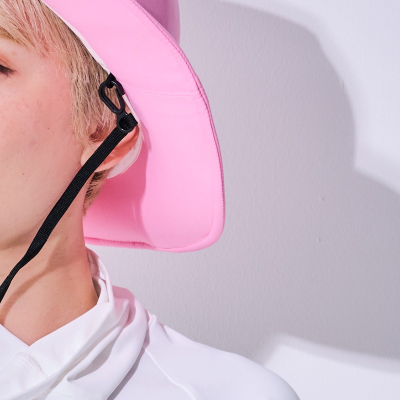 水陸両用 UVカットワイドビューハット 紫外線対策 56cm以上