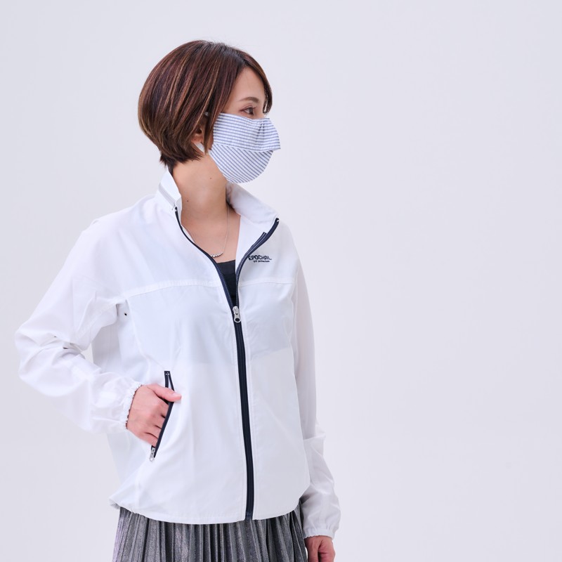 UVカット夏マスク（耳ゴム長さ調整付き）大人用　お顔の紫外線対策