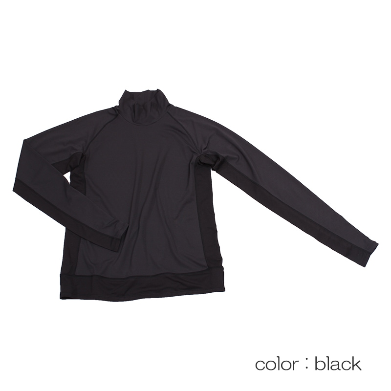 【敏感肌の賢いUVケア・ハイクオリティー】 ハイネックUVガード長袖メッシュシャツ 子供 紫外線対策