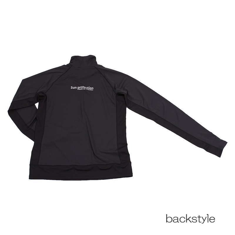 【敏感肌の賢いUVケア・ハイクオリティー】 ハイネックUVガード長袖メッシュシャツ 子供 紫外線対策