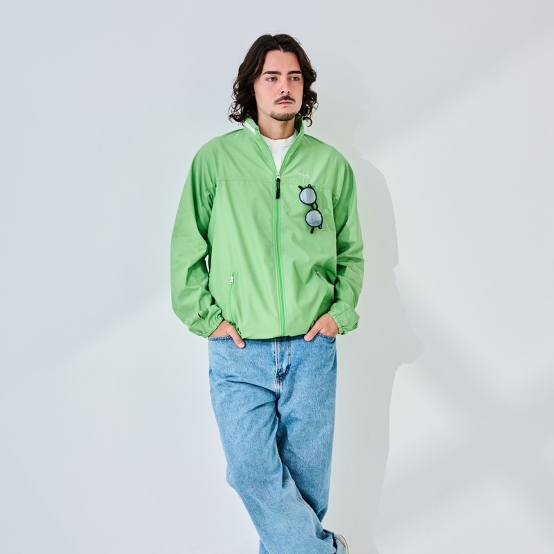 UVカットウインドブレーカー　サン＆ウインドブレイクUVウエア　グリーン　紫外線対策用　エポカル