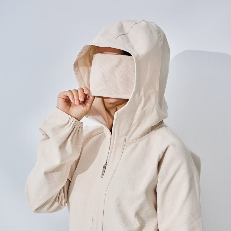 ご予約製品 3WAYフード付きプレミアムパーフェクトパーカー ベージュ