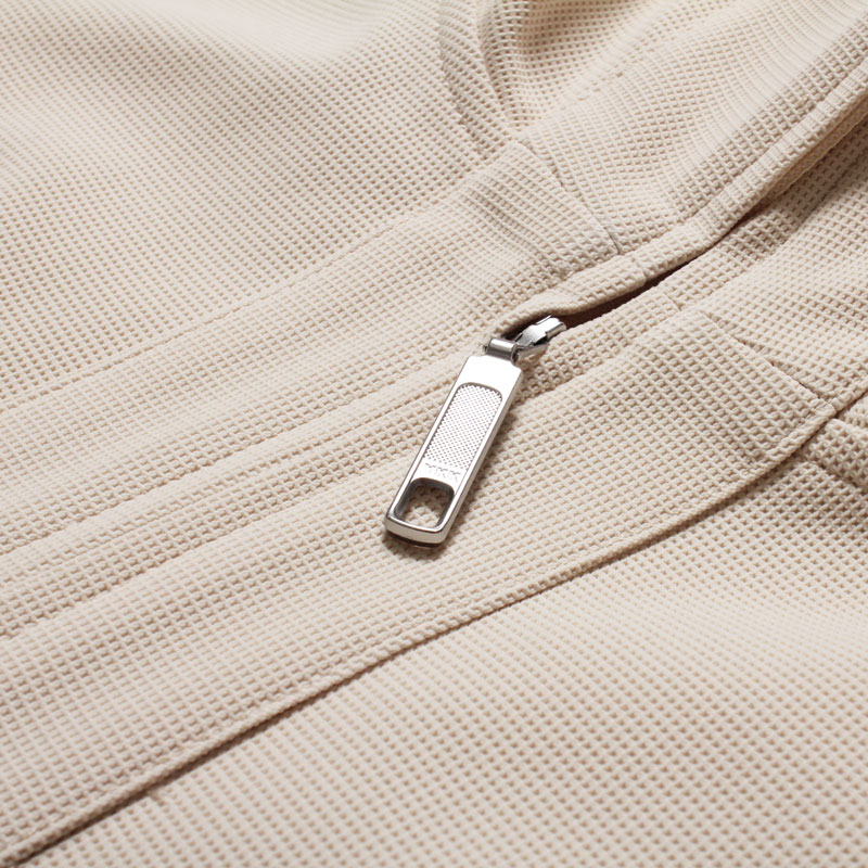 ご予約製品　3WAYフード付きプレミアムパーフェクトパーカー　ベージュ　エポックテックス