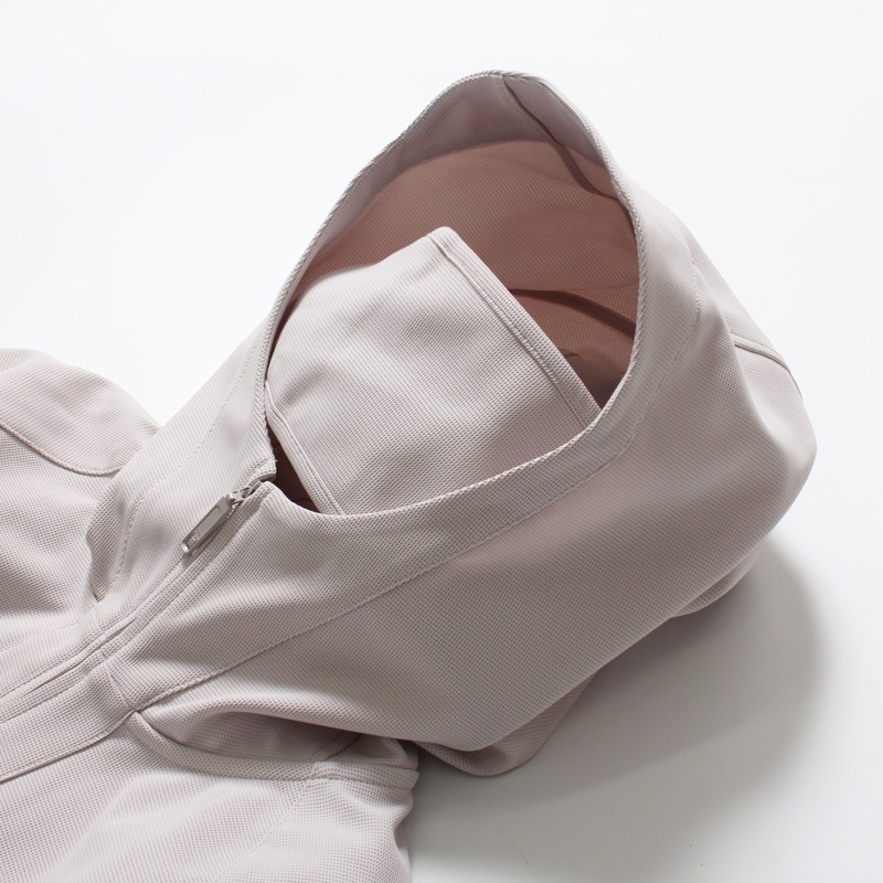 ご予約製品　3WAYフード付きプレミアムパーフェクトパーカー　グレー　エポックテックス