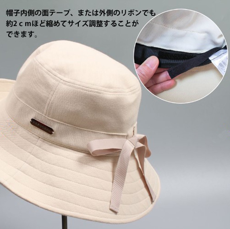 【世界最高水準のUVカット率99％以上】　UVカットノーブルハット　ネイビー　