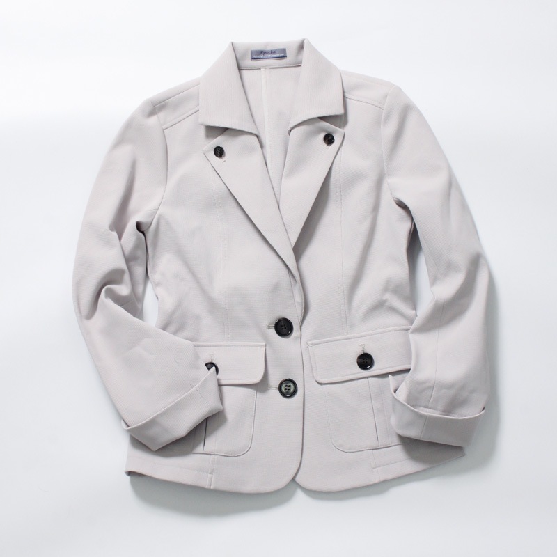 ご予約製品　EPOCHTEX（TM）レディースジャケット　グレー　紫外線対策　レディースアウター