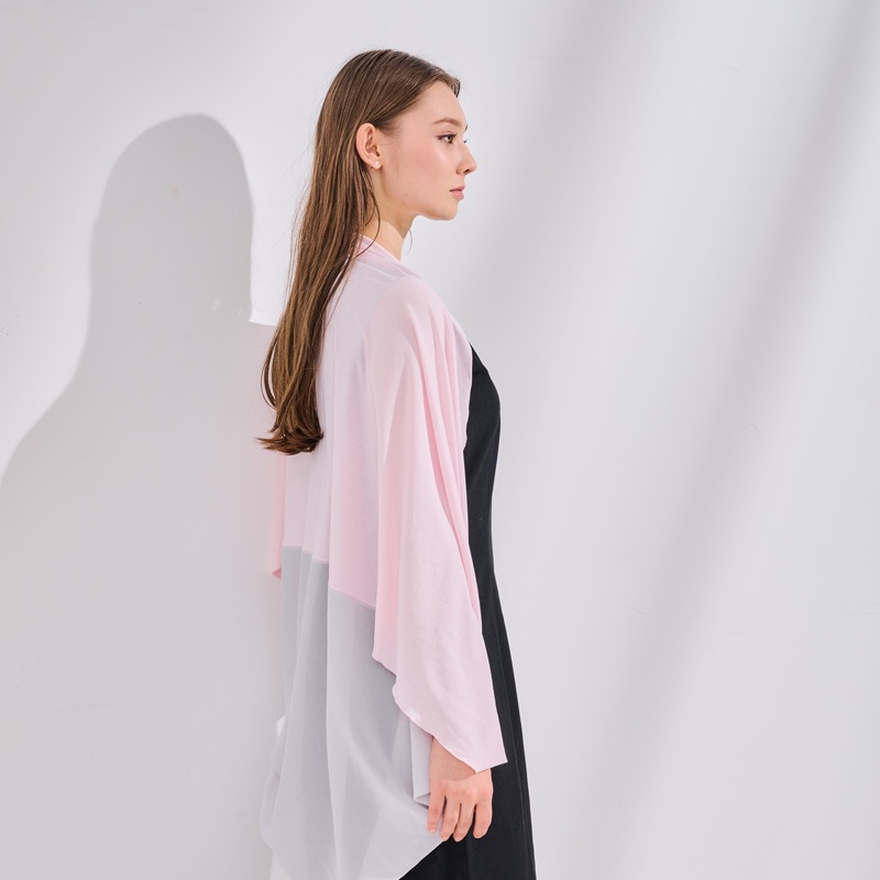 UVカット2WAYループロングストール 接触冷感素材