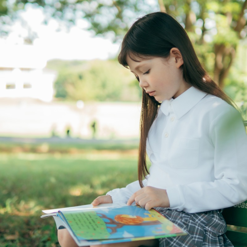 UVカットウェア　紫外線対策用　スクールポロシャツ　長袖　子供用　【日本学校保健会推薦製品】