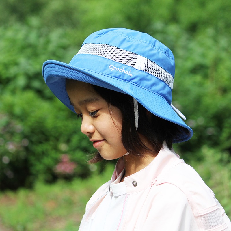 完売　【夏の帽子はこれ！】つばの形が崩れない風通しの良いUVカット帽子　エアスルーUVハット