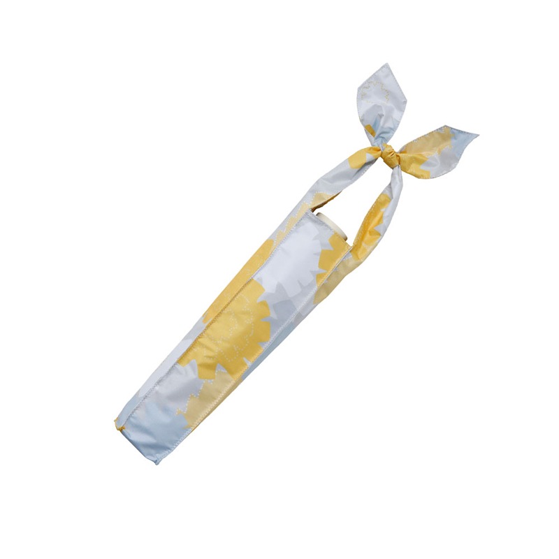 スリム折りたたみ傘　たんぽぽ（黄檗色／きはだいろ）　50ｃｍ　遮熱・遮光　