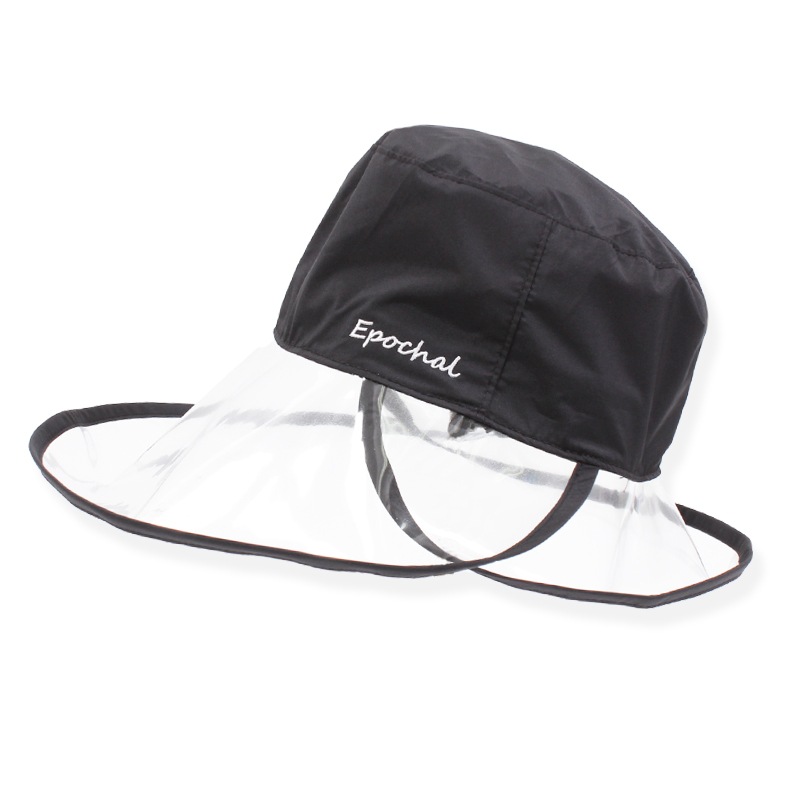 【透明つばなのにUVカット率99%以上】 クリアつば3wayUVカット帽子 エポカル