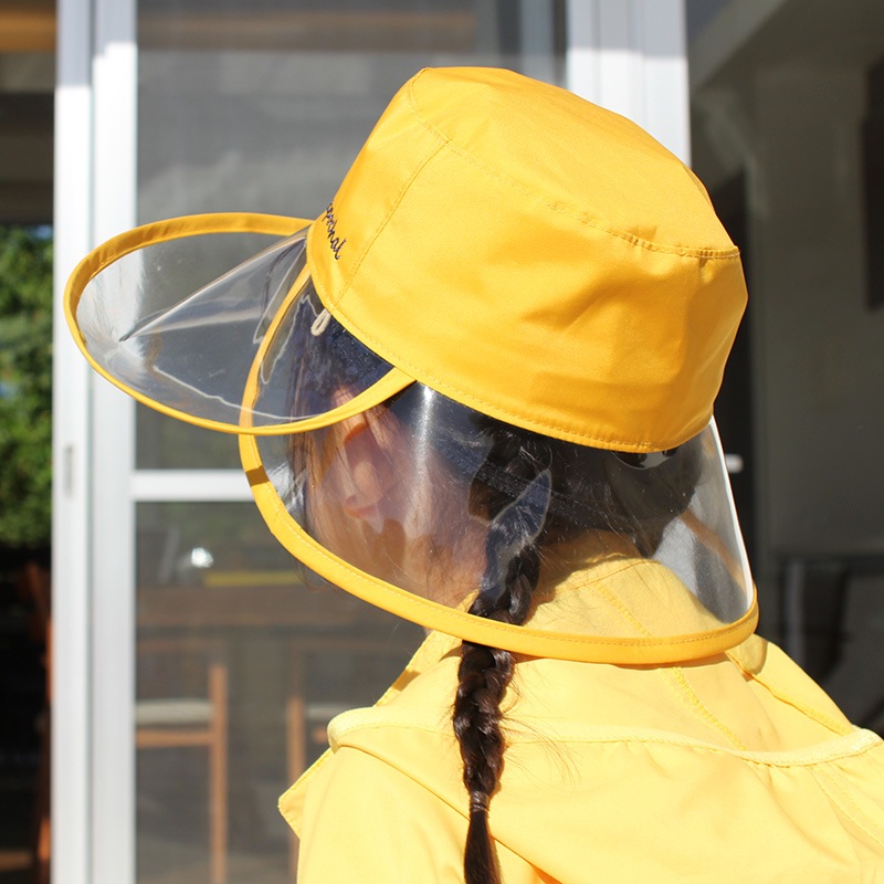 【透明つばなのにUVカット率99%以上】 クリアつば3wayUVカット帽子 エポカル