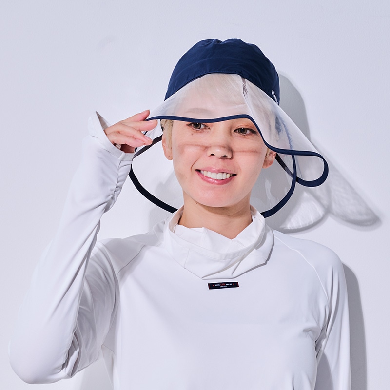 クリアつば3WAYUVカット帽子 エポカル