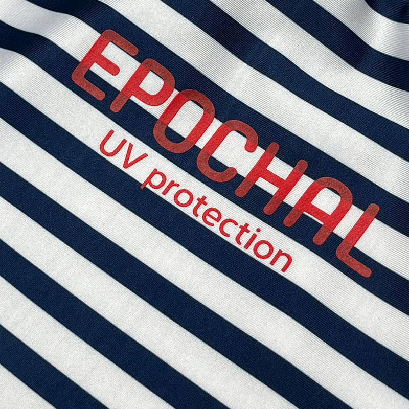 【綺麗に見える！】　マリンストライプUVラッシュガード　紫外線対策
