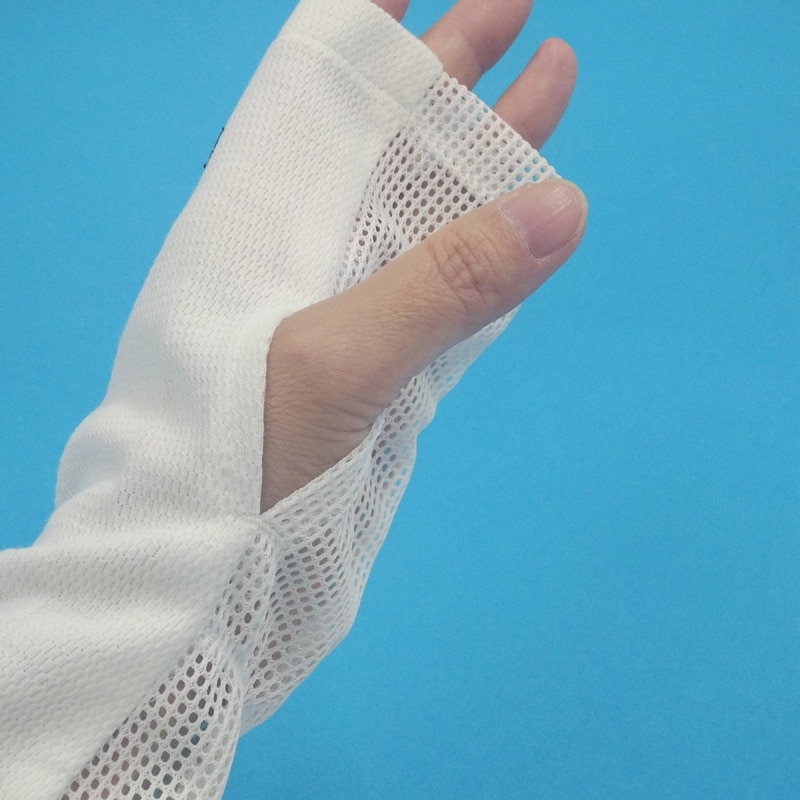 【通気性がアップ】　UVカットメッシュ入りアームガード　紫外線対策　エポカル