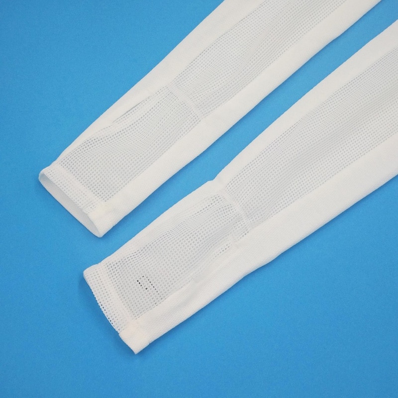 【通気性がアップ】　UVカットメッシュ入りアームガード　紫外線対策　エポカル