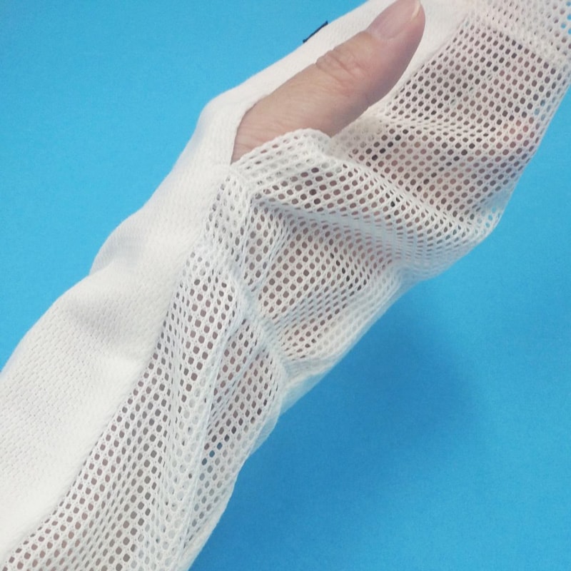 【通気性がアップ】　UVカットメッシュ入りアームガード　紫外線対策　エポカル