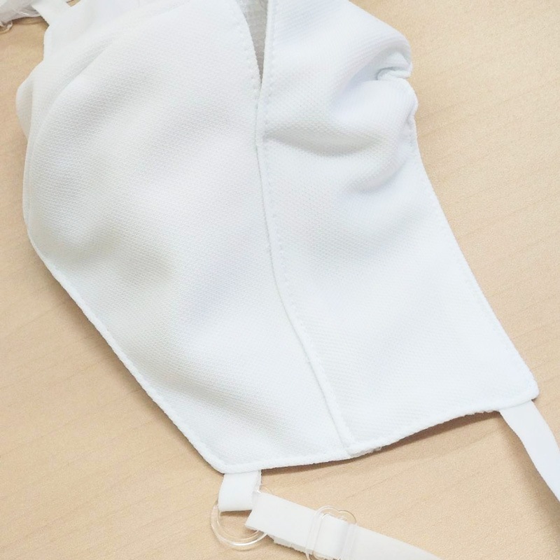 【完売】UVカット＆NIRカット夏マスク　大人用（耳紐長さ調整付き）　紫外線＆近赤外線カット