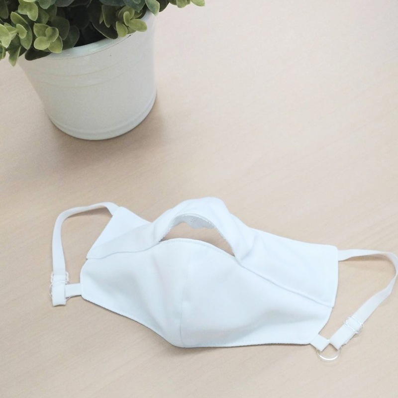 【完売】UVカット＆NIRカット夏マスク　大人用（耳紐長さ調整付き）　紫外線＆近赤外線カット