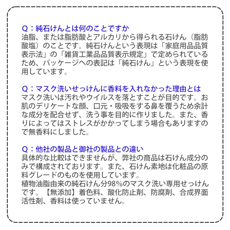 My マスク洗いせっけん ちのわ