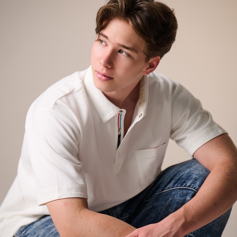 UVカットクラッシックフィットポロシャツ　男性の紫外線対策　