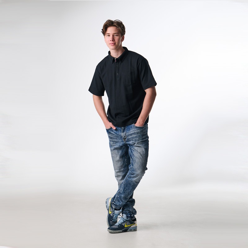 UVカットクラッシックフィットポロシャツ　男性の紫外線対策　