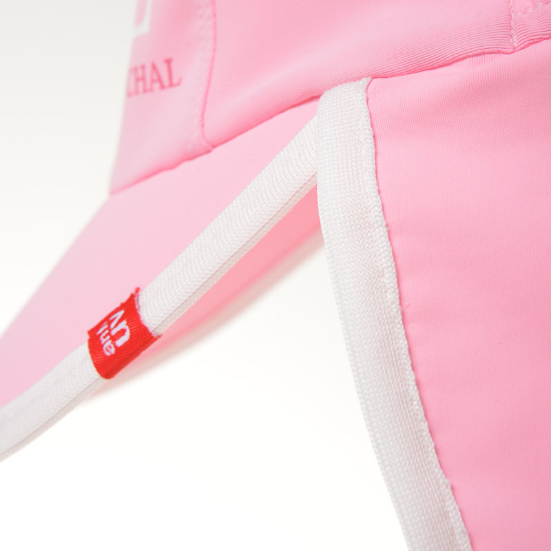 水陸両用UVフラップ帽子　子供用UVカット帽子（レッド）　紫外線対策