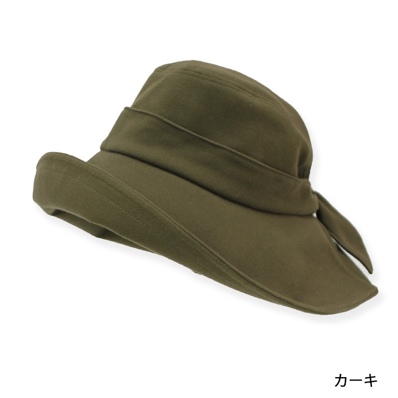 ご予約製品　UVカットジャストフィットハット　UVカット率99％　カーキ