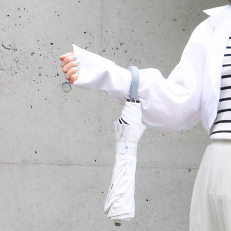 放射冷却技術を駆使した革新的な折畳日傘　ラディクール／ベージュ　遮熱・遮光・UVカット　50ｃｍ