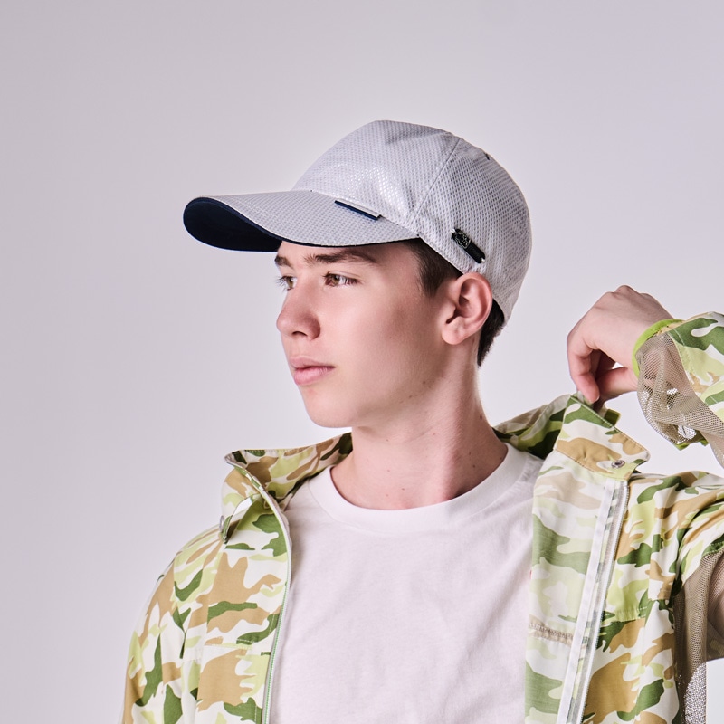 遮熱&UVカット つば長フェイスガードキャップ エポカル