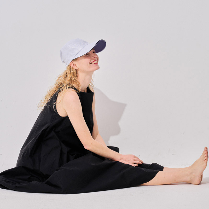 ご予約製品　遮熱＆UVカット つば長フェイスガードキャップ　エポカル　6月入荷