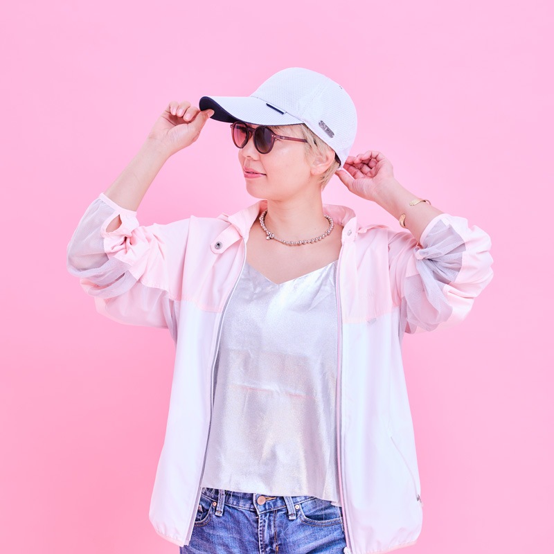ご予約製品　遮熱＆UVカット つば長フェイスガードキャップ　エポカル　6月入荷