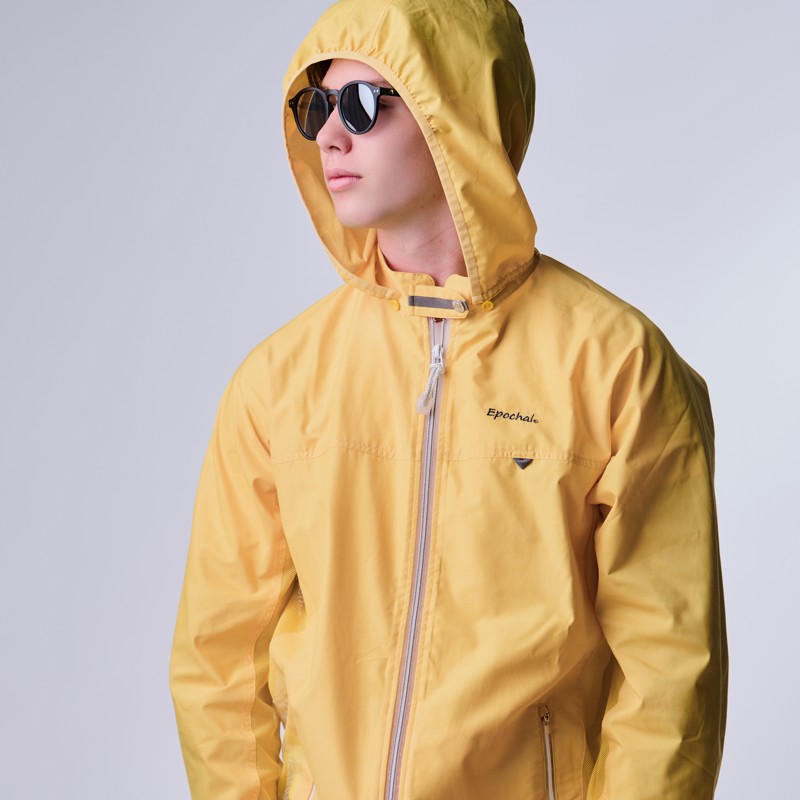 【究極のUV＆汗コントロールウェア】ブレッサブルメッシュUVパーカー　イエロー　エポカル