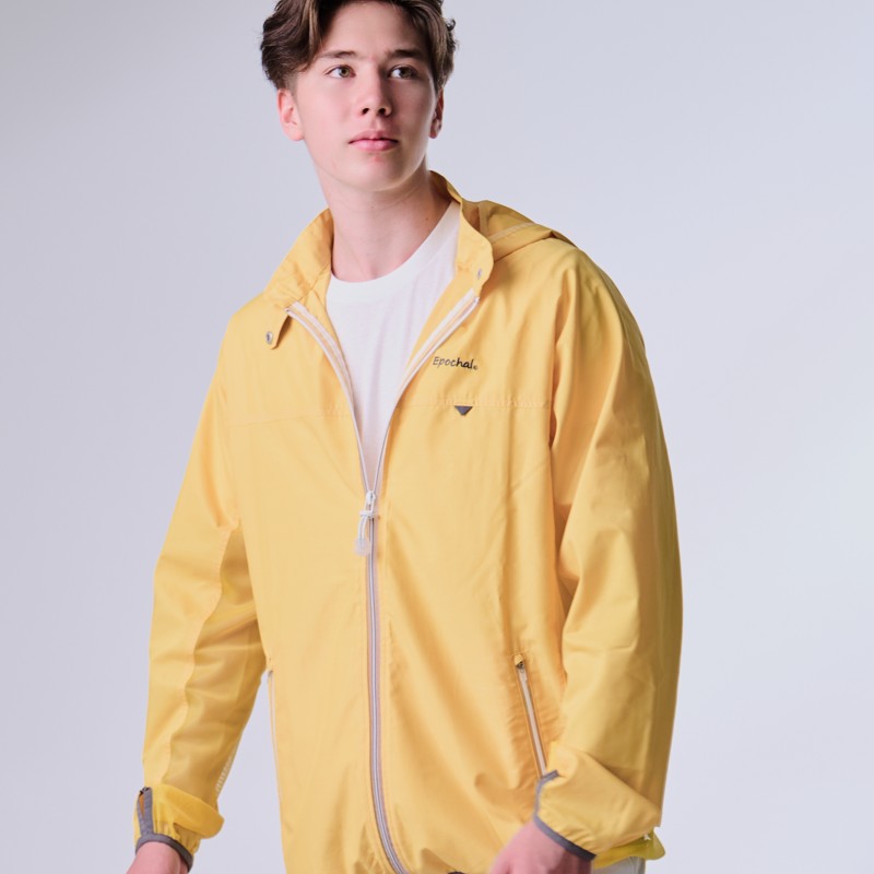【究極のUV＆汗コントロールウェア】ブレッサブルメッシュUVパーカー　イエロー　エポカル