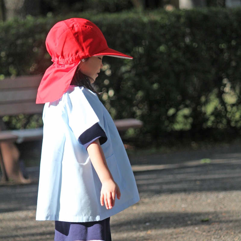 UVカット スモック半袖　幼稚園入園のご準備に！