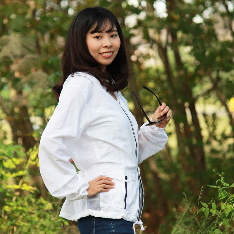 【メッシュ入り マリンスタイル UVケア ジャケット】メッシュＵＶマリンパーカー　ホワイト　エポカル　紫外線対策