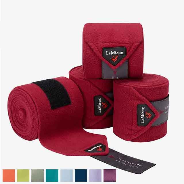 LeMieux　肢巻　バンテージ　プロテクター　4肢セット　乗馬用品　馬術 Lemieux ポロバンテージ | For Horse 馬用品,プロテクター等,ワンコ