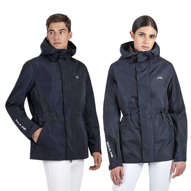 EQUILINE ラウェック ユニセックスハーフ丈レインコート | For Rider