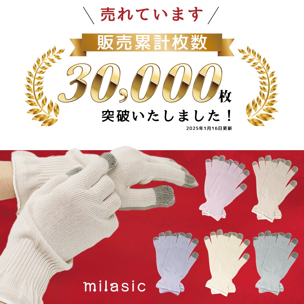 日本製 ナイト手袋 おやすみ手袋 スマホ ハンドケア保湿手袋 手荒れ