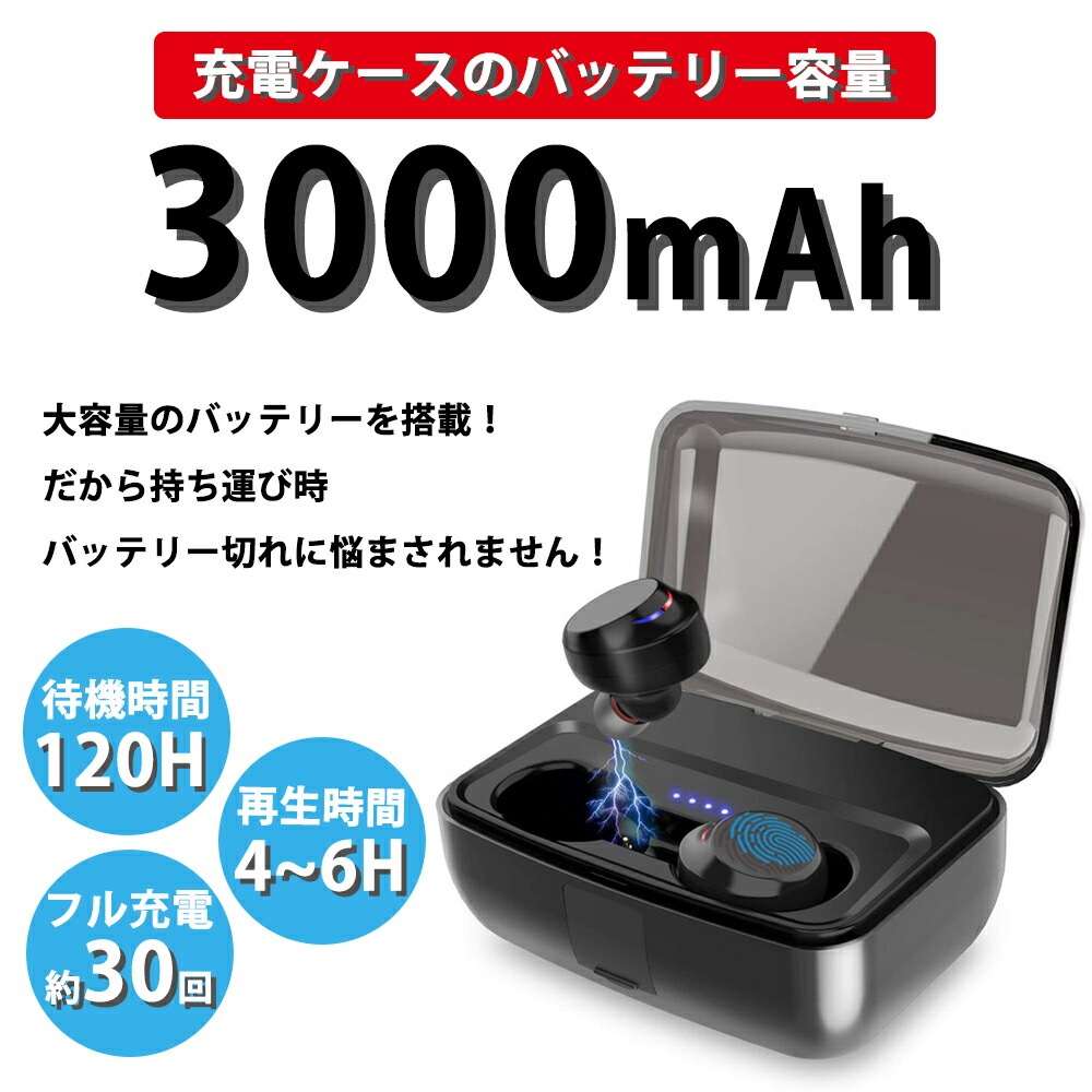 Bluetoothイヤホン 片耳 両耳 自動ペアリング Hi-Fi高音質 EDR