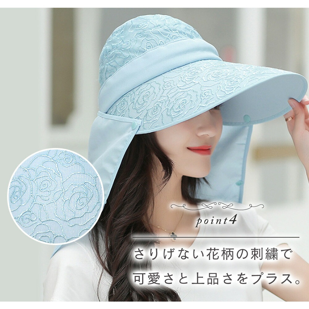 【日本未入荷】TELFAR ハット ブルー 空のように自由な色。 日除け帽子 遮光 フルカバー サンバイザー キャップ フェイス