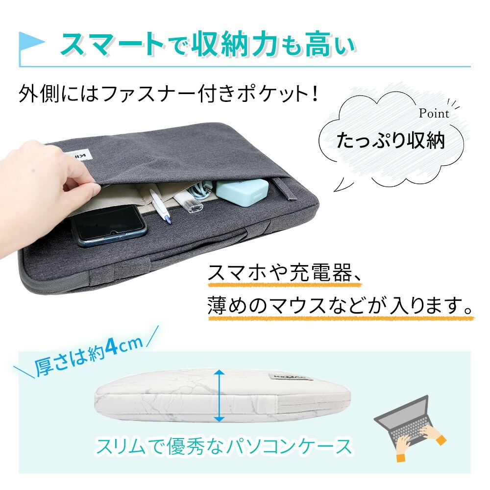 ノートパソコンケース 13.3インチ 14インチ 15.6インチ ケース