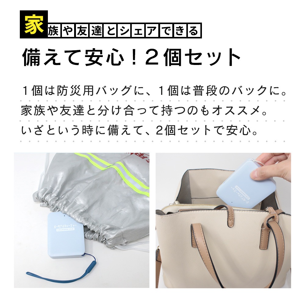乾電池式モバイルバッテリー 電池充電 2個セット 乾電池式 乾電池