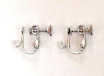 5-P025S イヤリング ネジバネ シルバー